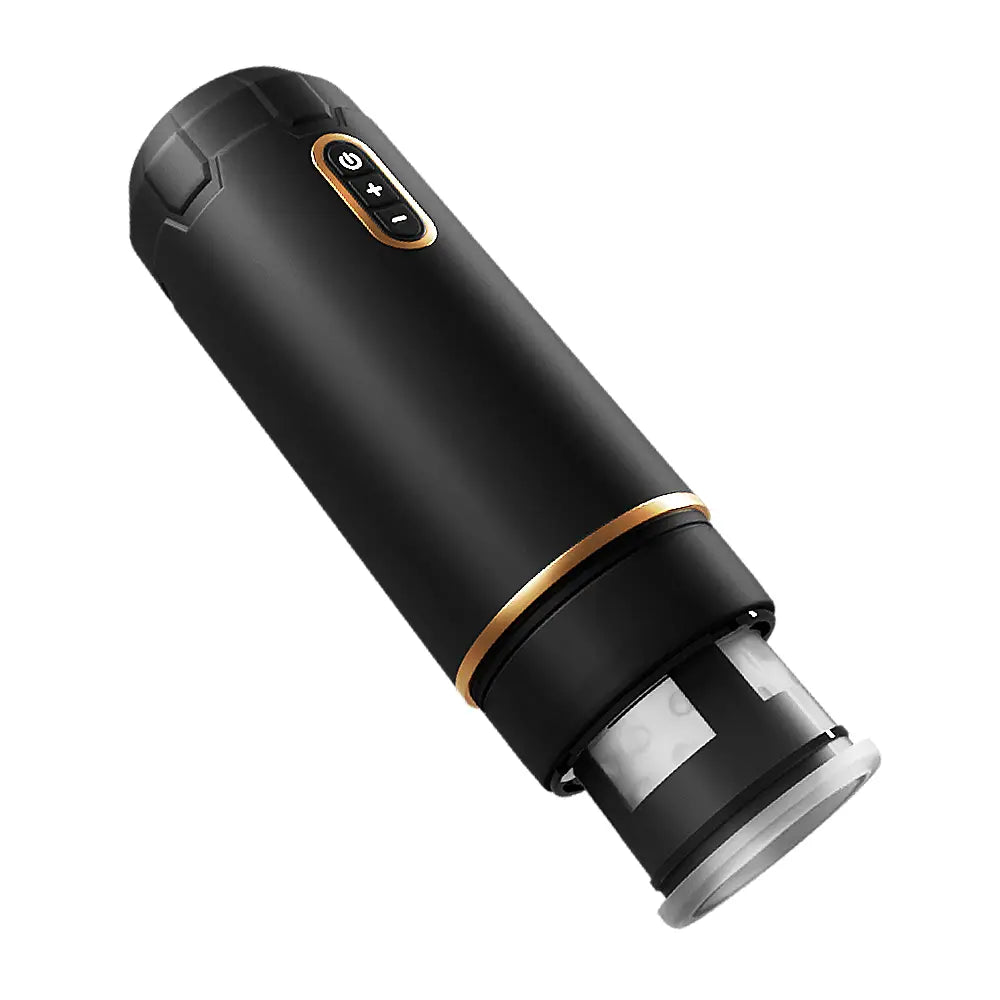 Fizzglow Piston automatic stroker demonstrating the motorized mechanical telescopic thrusting extension