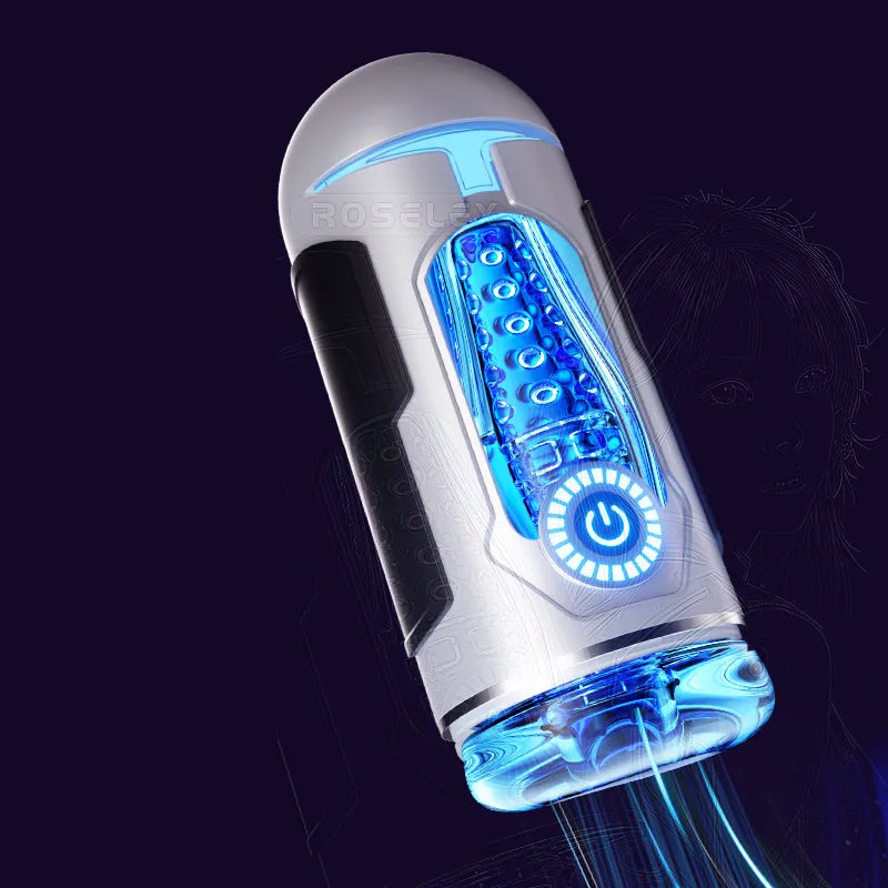 10-Mode Vibrating & Telescopic Stroker  