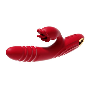 15° Angled Rabbit Vibrator: 3-Motor Thrusting & G-Spot Stimulator  