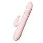 Pulse-Thrust Rabbit Vibrator, Triple-Motor G-Spot & C-Spot Stimulation with 30mm Auto-Telescopic Thrusting &42℃ Intelligent Heating? Fizzglow