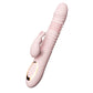 Pulse-Thrust Rabbit Vibrator, Triple-Motor G-Spot & C-Spot Stimulation with 30mm Auto-Telescopic Thrusting &42℃ Intelligent Heating? Fizzglow