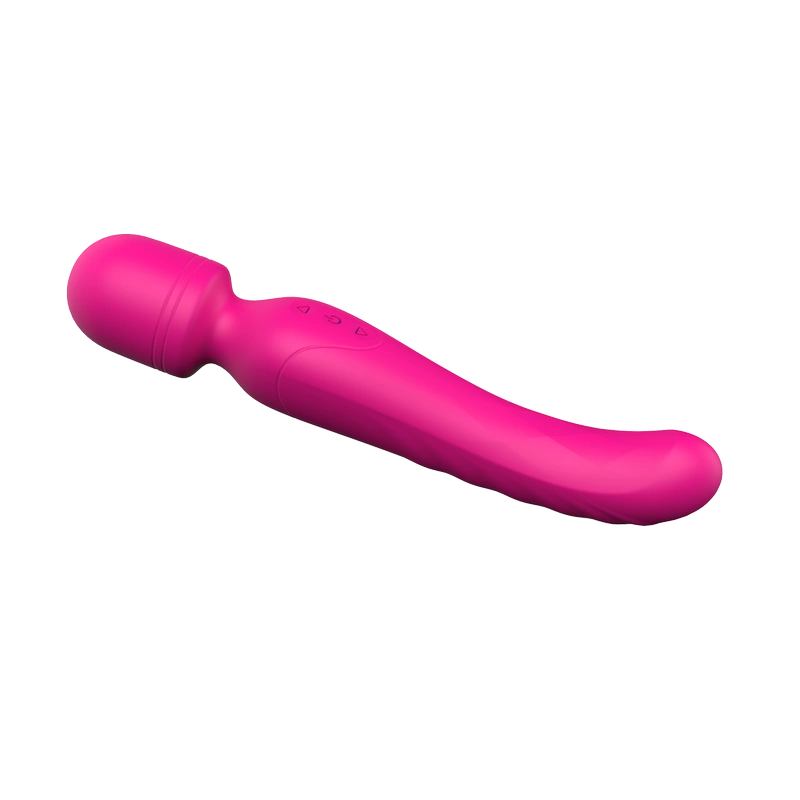 32° Curved Heating AV Wand: Dual Motor 9-Speed Vibrator  