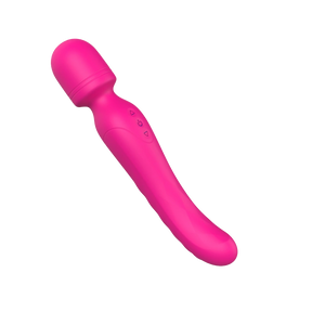 32° Curved Heating AV Wand: Dual Motor 9-Speed Vibrator  