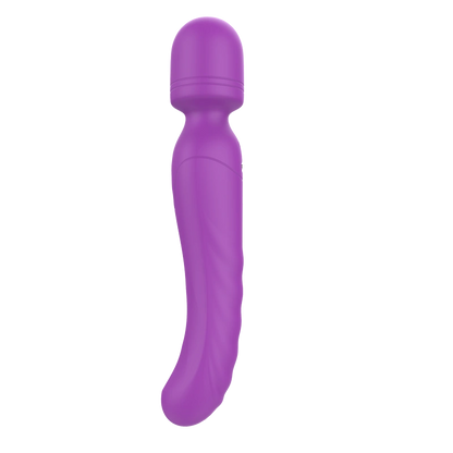 32° Curved Heating AV Wand: Dual Motor 9-Speed Vibrator  
