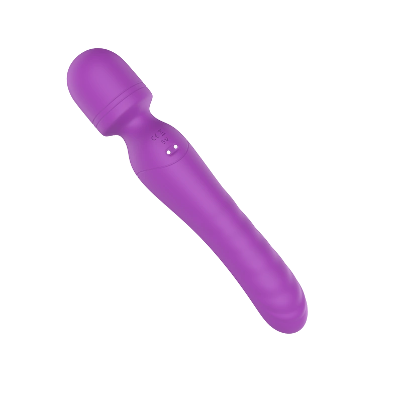 32° Curved Heating AV Wand: Dual Motor 9-Speed Vibrator  