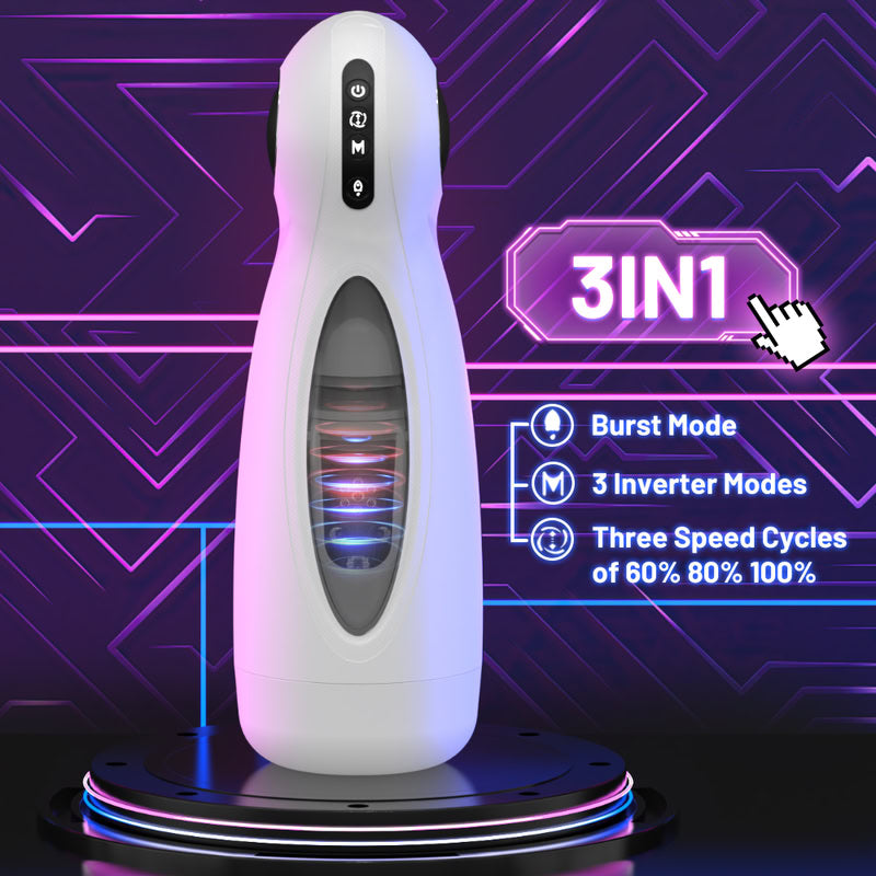 360° Rotating & Telescopic Masturbator  Fizzglow