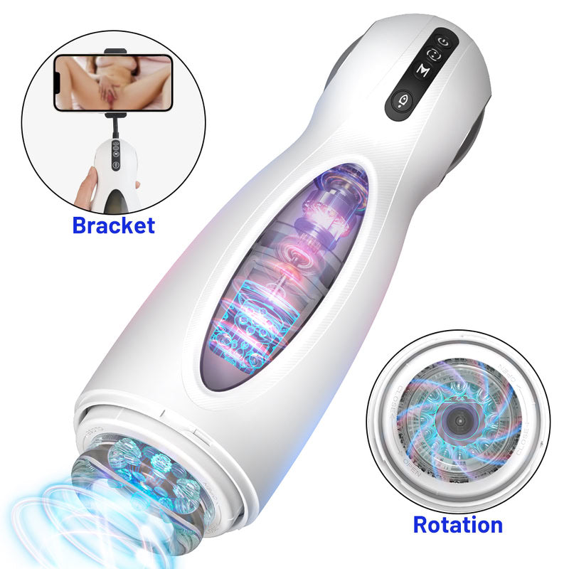 360° Rotating & Telescopic Masturbator  Fizzglow