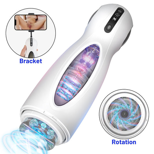360° Rotating & Telescopic Masturbator  Fizzglow