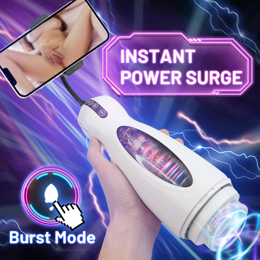 360° Rotating & Telescopic Masturbator  Fizzglow