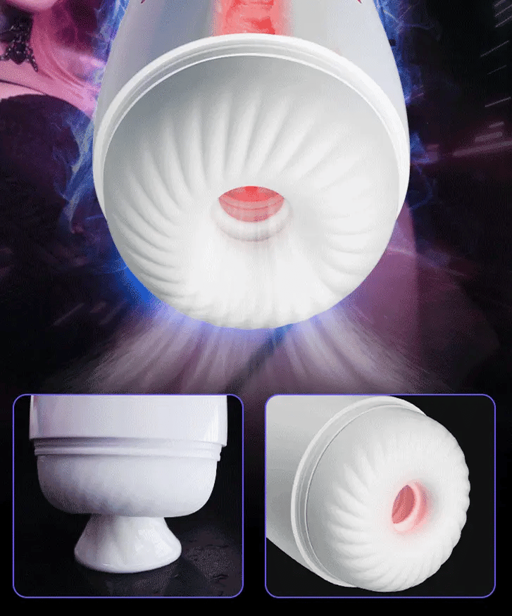 9-Speed Dual-Action Voice Atmosphere Stroker  