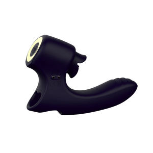 9-Speed Licking Tongue Finger Vibrator for G-Spot & Clit  