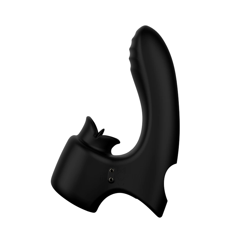 9-Speed Licking Tongue Finger Vibrator for G-Spot & Clit  