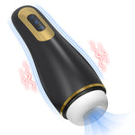 Air-Pulse Clamping & Vibrating Masturbator  Fizzglow