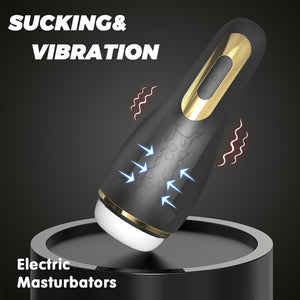 Air-Pulse Clamping & Vibrating Masturbator  Fizzglow