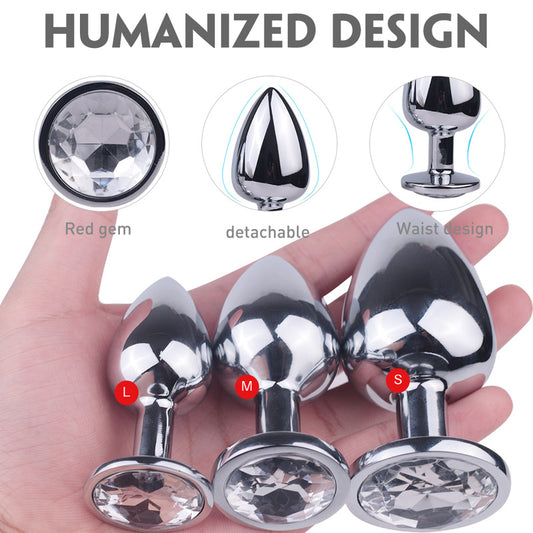 Aluminum Anal Plug Trainer Set  Fizzglow