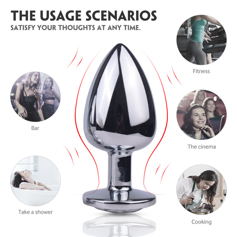 Aluminum Anal Plug Trainer Set  Fizzglow