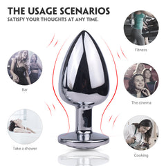 Aluminum Anal Plug Trainer Set  Fizzglow