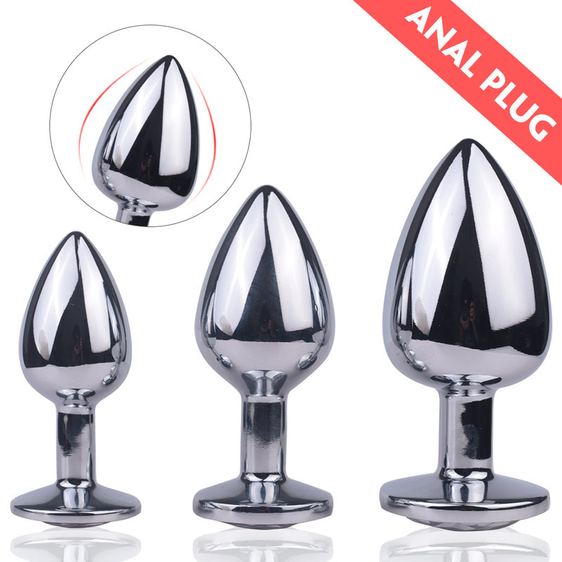 Aluminum Anal Plug Trainer Set  Fizzglow