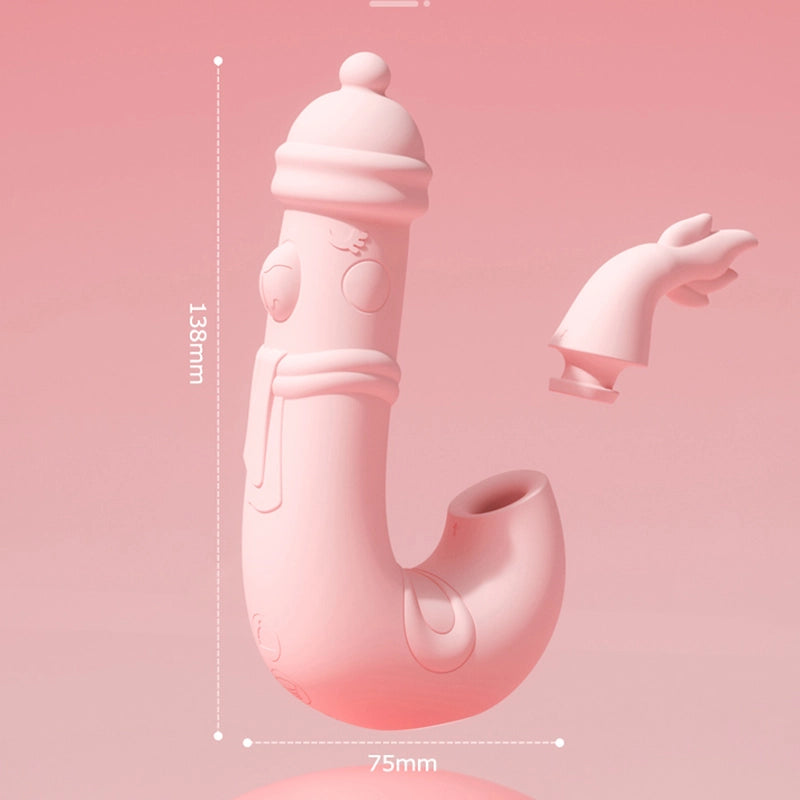 Bloom Triple-Point Suction & G-Spot Massager  Fizzglow