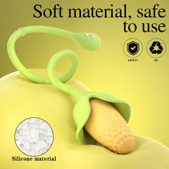 Corn Clit G-Spot Pulsing Vibrator  Fizzglow