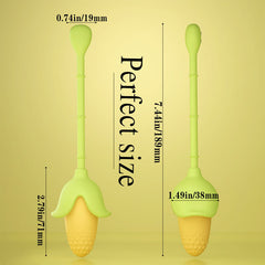 Corn Clit G-Spot Pulsing Vibrator  Fizzglow