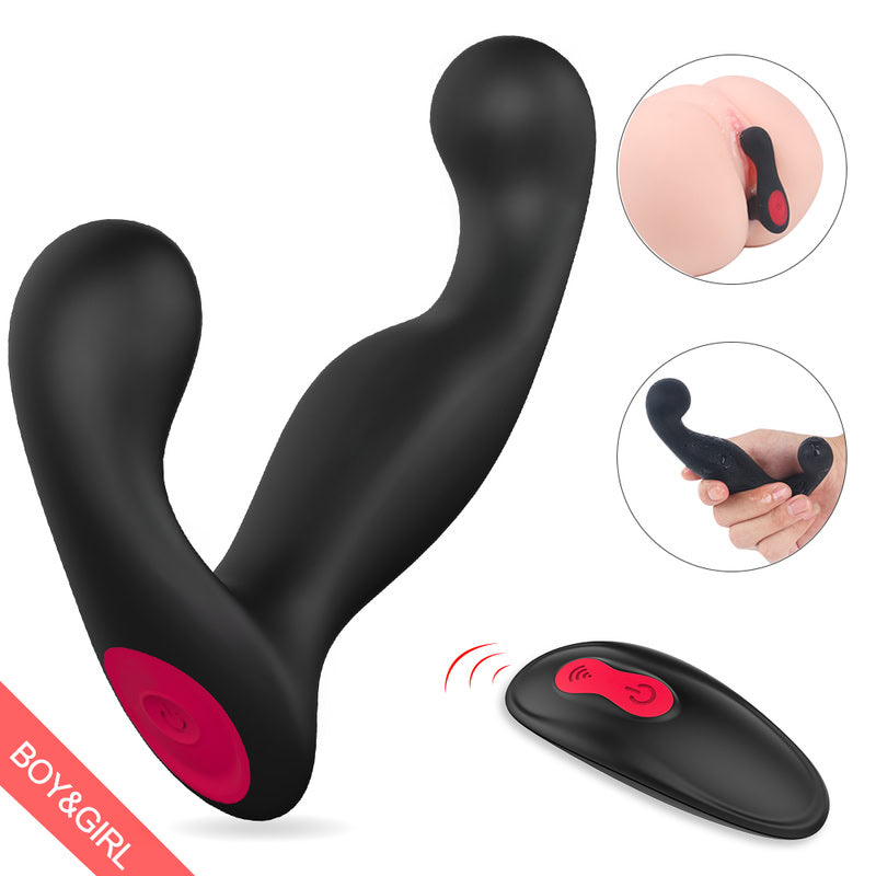 Crimson 2.0 Couples Remote Prostate Plug  Fizzglow
