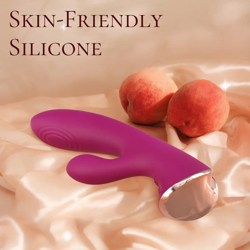 Crimson Flap Dual Motor Rabbit Vibrator  Fizzglow