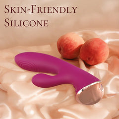 Crimson Flap Dual Motor Rabbit Vibrator  Fizzglow