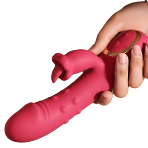 Crimson Kiss - 10-Speed App-Controlled Rabbit (Intelligent 42°C Heat)  