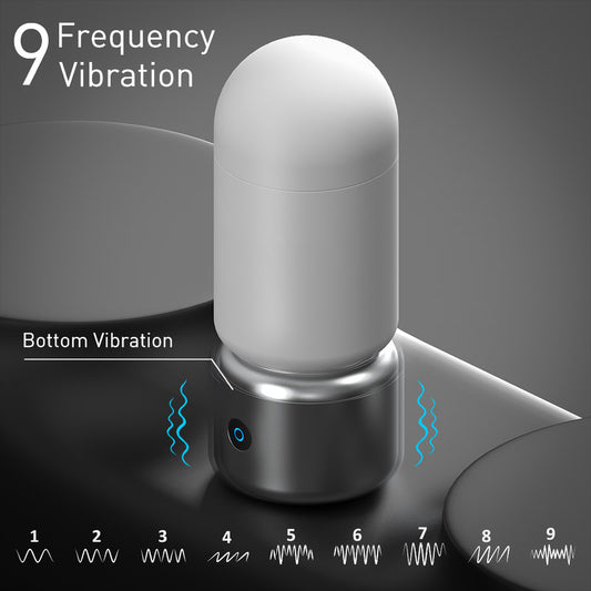 CyberPod Modular Vibrating Male Masturbator - Detachable Penis Trainer  Fizzglow