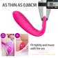 Drift Heated Wearable G-Spot Vibrator in magenta silicone showing its ultra-thin 8.8mm profile for discreet panty toys play