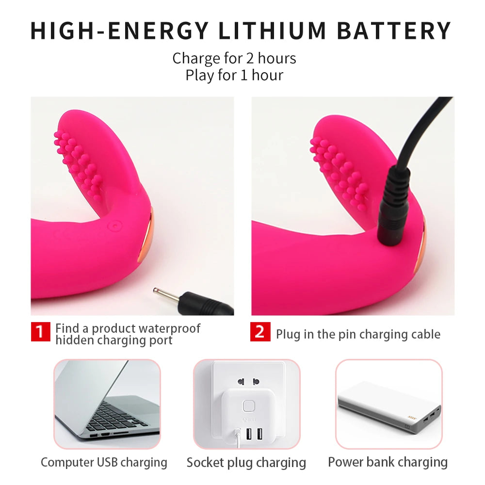 Drift Heated Wearable G-Spot Vibrator in magenta silicone showing its ultra-thin 8.8mm profile for discreet panty toys play