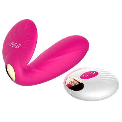 Drift Heated Wearable G-Spot Vibrator in magenta silicone showing its ultra-thin 8.8mm profile for discreet panty toys play