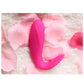 Drift Heated Wearable G-Spot Vibrator in magenta silicone showing its ultra-thin 8.8mm profile for discreet panty toys play