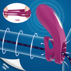 Dual Vibrating Cock Ring  Fizzglow