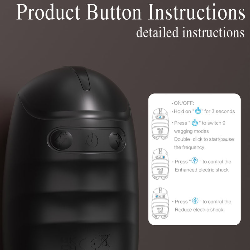 EMS & Vibration Glans Trainer for Stamina  Fizzglow