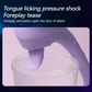 Purple EmberPulse G-Spot Rabbit Vibrator with LCD display and vibrating tongue