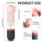 Abyss Automatic Penis Pump Stroker with stealthy black design and realistic TPE sleeve
