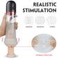Vortex Automatic Penis Pump Stroker with transparent cylinder and realistic TPE sleeve