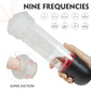 Vortex Automatic Penis Pump Stroker with transparent cylinder and realistic TPE sleeve