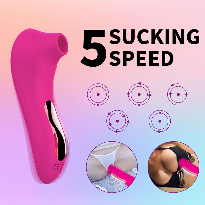 Fizzglow Breeze C-curved clitoral suction massager