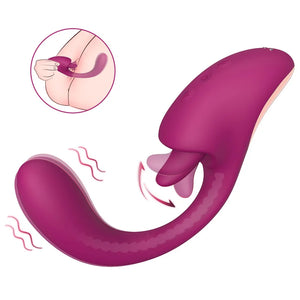 Flexi-Lick Oral Simulator Rabbit Vibrator  Fizzglow