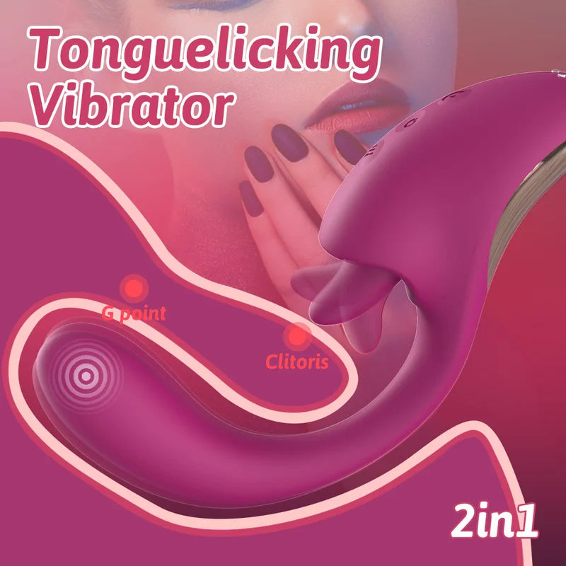 Flexi-Lick Oral Simulator Rabbit Vibrator  Fizzglow