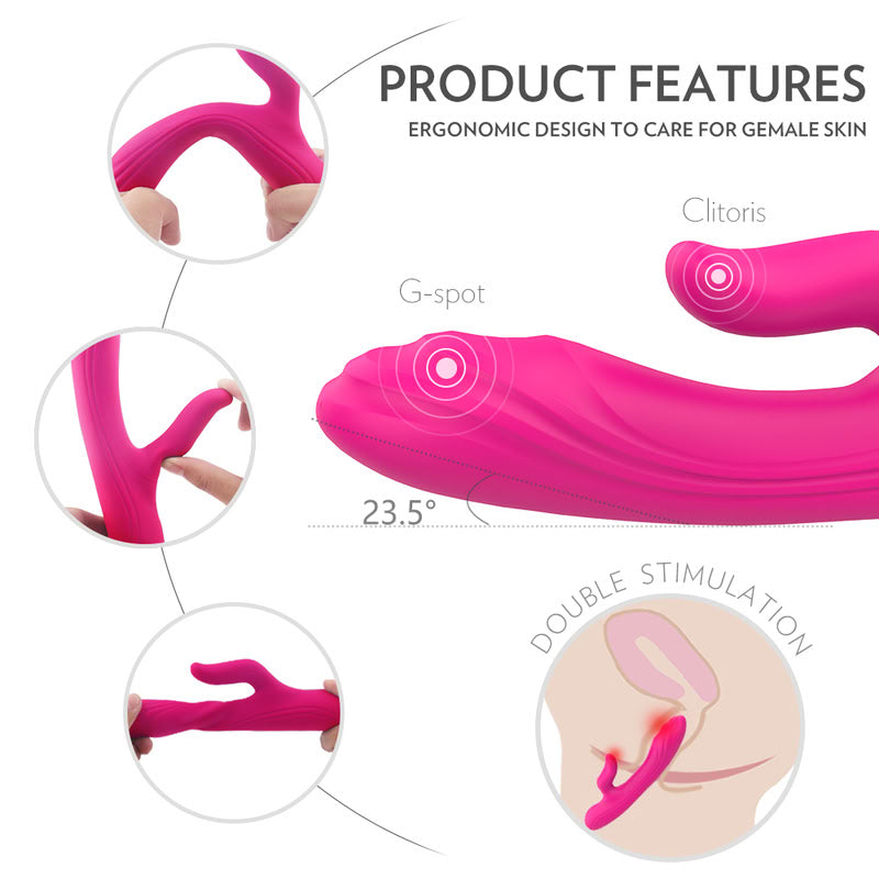 Frieda G-Spot Rabbit Vibrator  Fizzglow