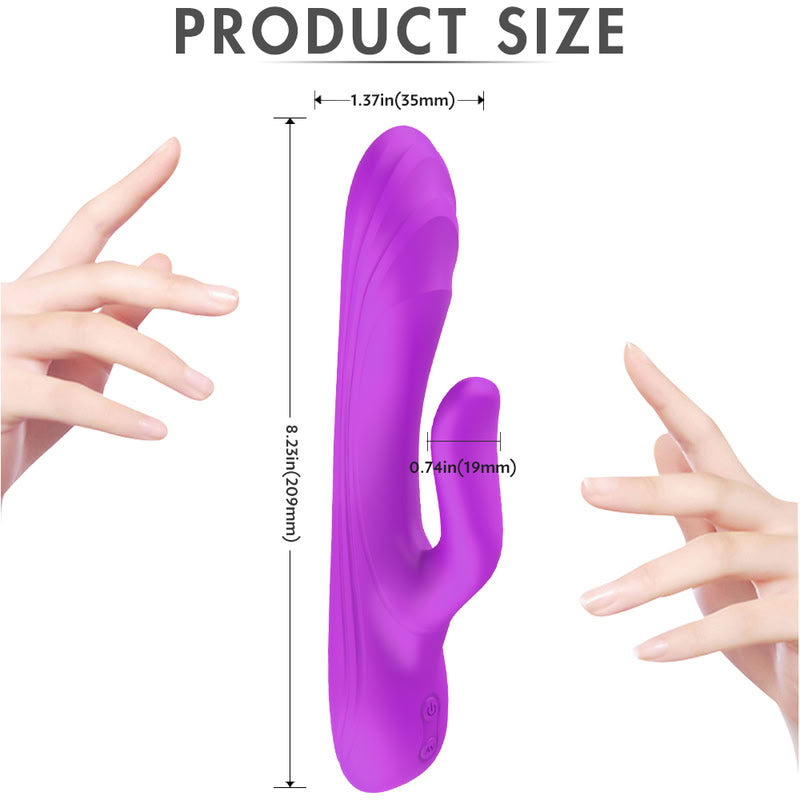 Frieda G-Spot Rabbit Vibrator  Fizzglow