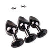 Gunmetal Anal Plug Set  Fizzglow