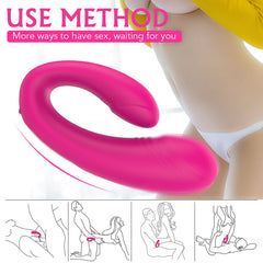 HeartSweetie Dual Vibrator With Remote Control  Fizzglow