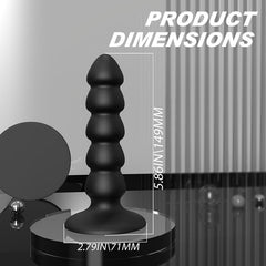 Huge Liquid Silicone Butt Plug  Fizzglow