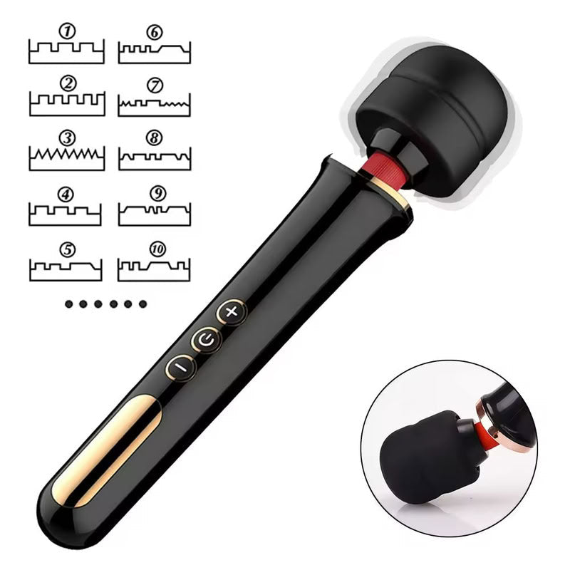 Inducement Rechargeable Magic Massager  Fizzglow