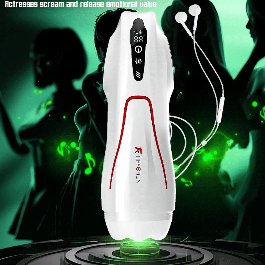 Intelligent Constant Warmth & 9-Speed Reciprocating Stroker with Voice Sync  